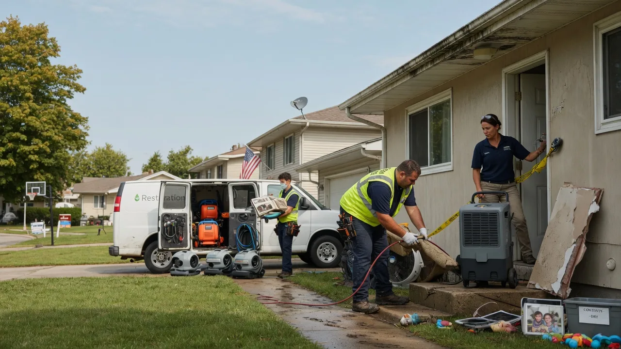Water Damage Restoration in Vaughnsville, OH near me